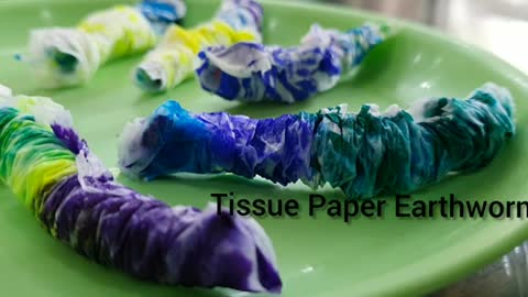 How to Make Paper Earthworm - Co - पेपर आर्ट क्राफ्ट #papercraft #diyidea #paperart_Cut