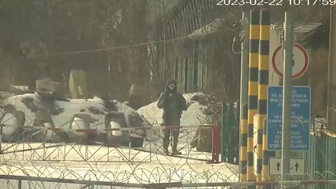 ‼️🇺🇦🙊Обстановка на белорусско-украинской границе: белорусские пограничники показали