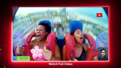 Trump family Takes on the Rumble Slingshot ride A Thrilling Adventure!