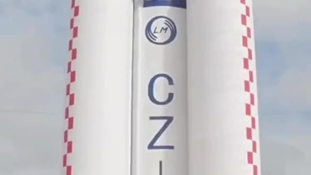Footage of the CZ7-Y6 rocket during liftoff