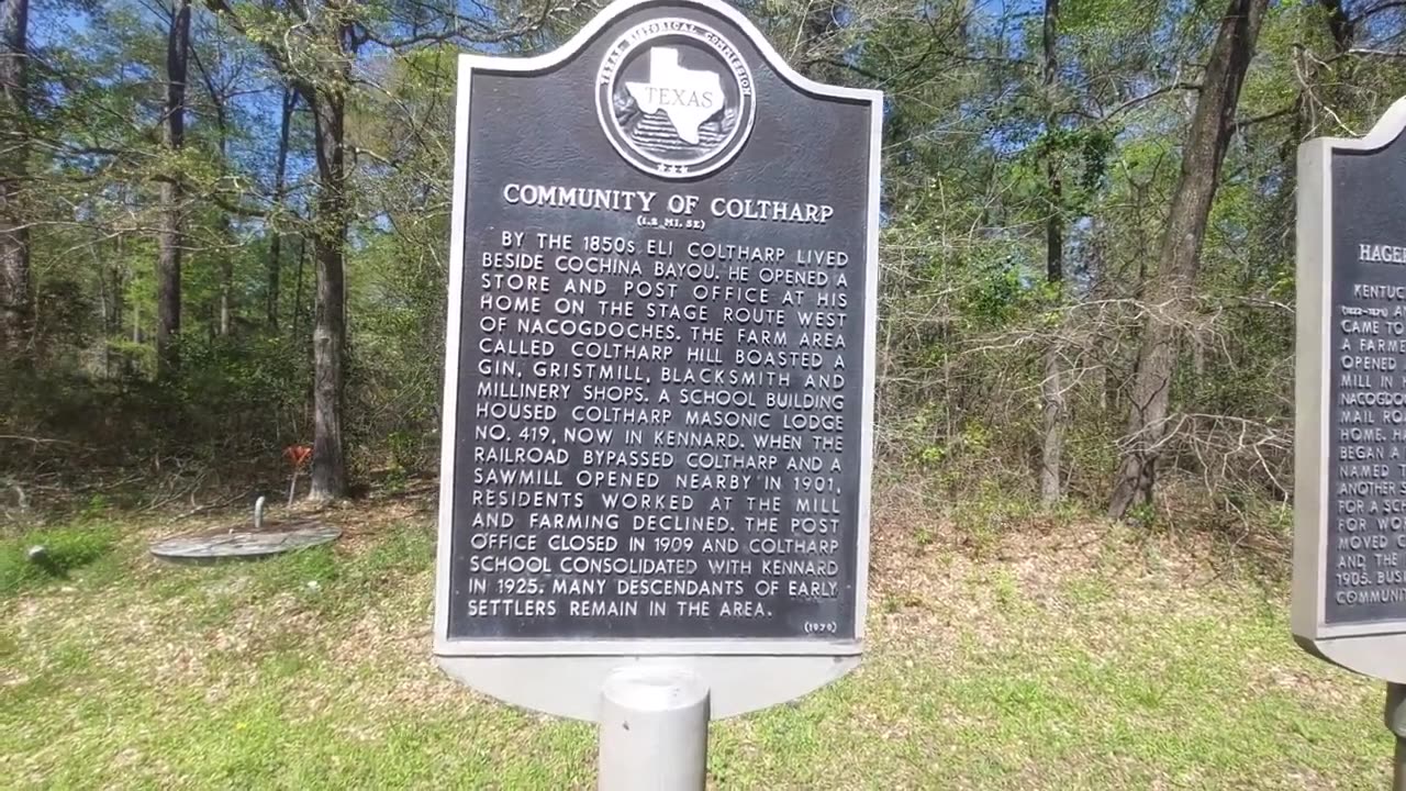 Hagerville and Coltharp Texas