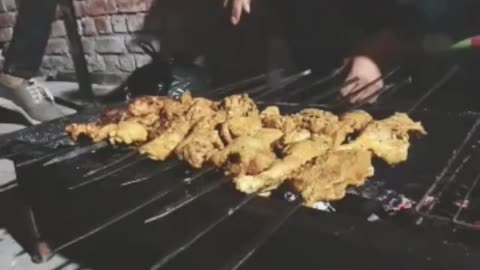 Cheers UP BBQ Fish 🥳| BBQ | #shorts