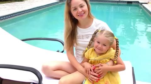 Kids Learning New Activities with Daddy and Mom