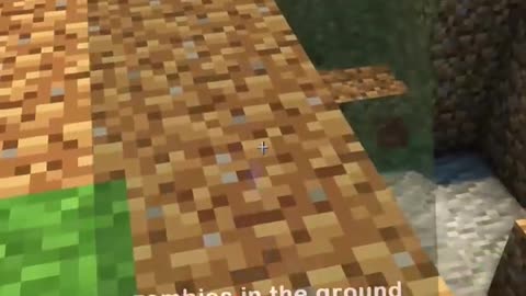 Minecraft when you don't feel the creeper holes