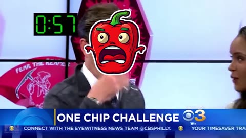 Hot One Chip Challenge #newsfails