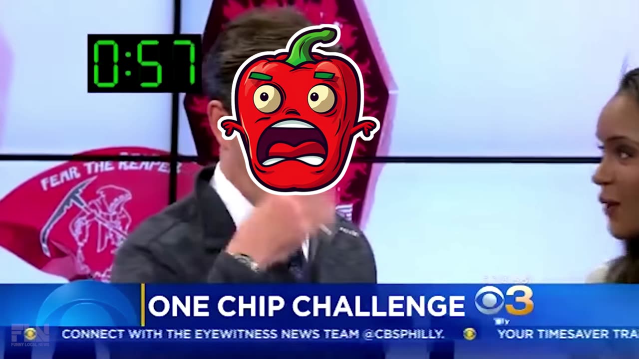 Hot One Chip Challenge #newsfails