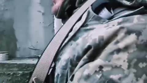 Intense Footage from Ukrainian Militant