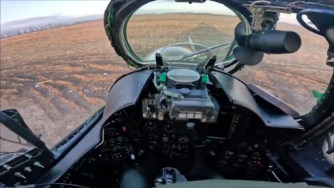 First Person Footage from Ukrainian Helicopter Strike Group