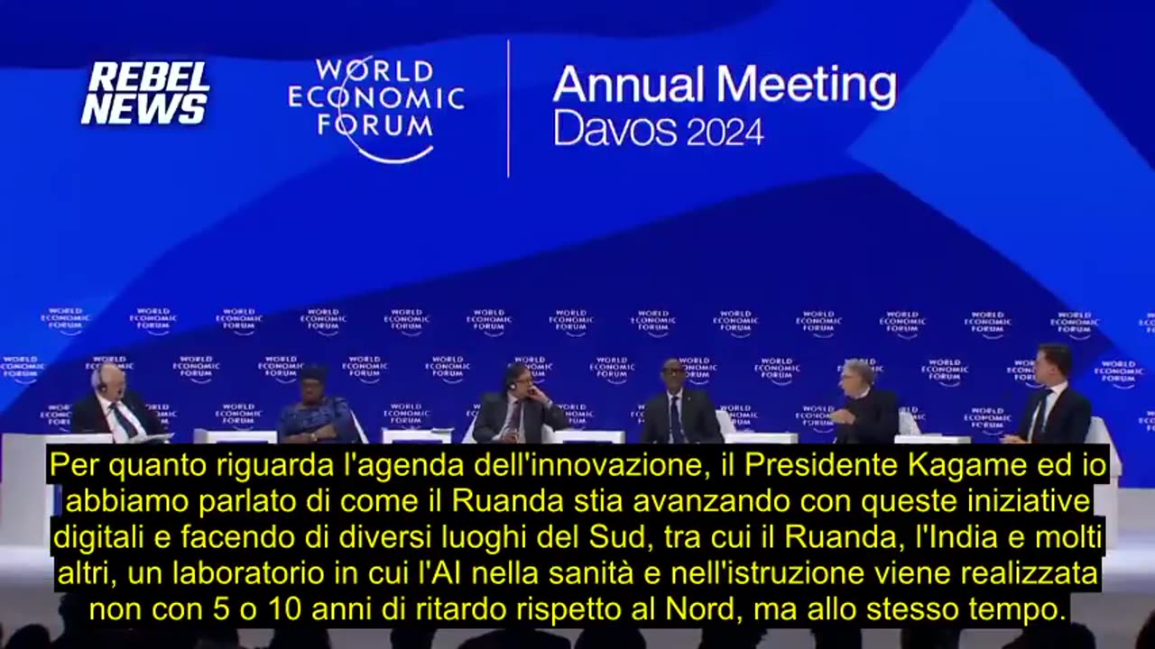 Bill Gates afferma al WEF di Davos 2024 che le fabbriche di mRNA saranno scalate quest'anno.