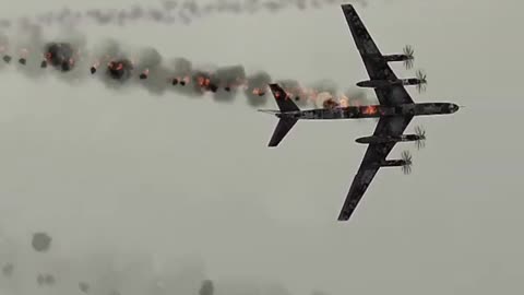 Massive TU-95MS strategic bomber hit by Fastest Missile l St.168