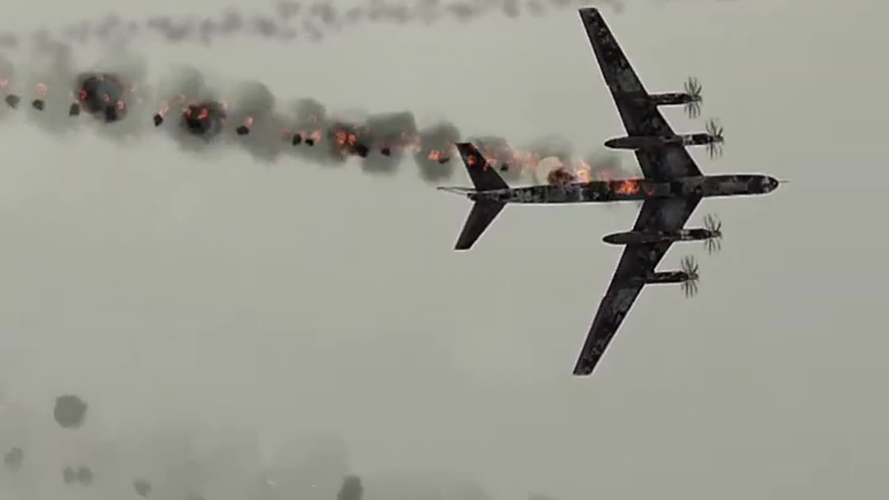 Massive TU-95MS strategic bomber hit by Fastest Missile l St.168