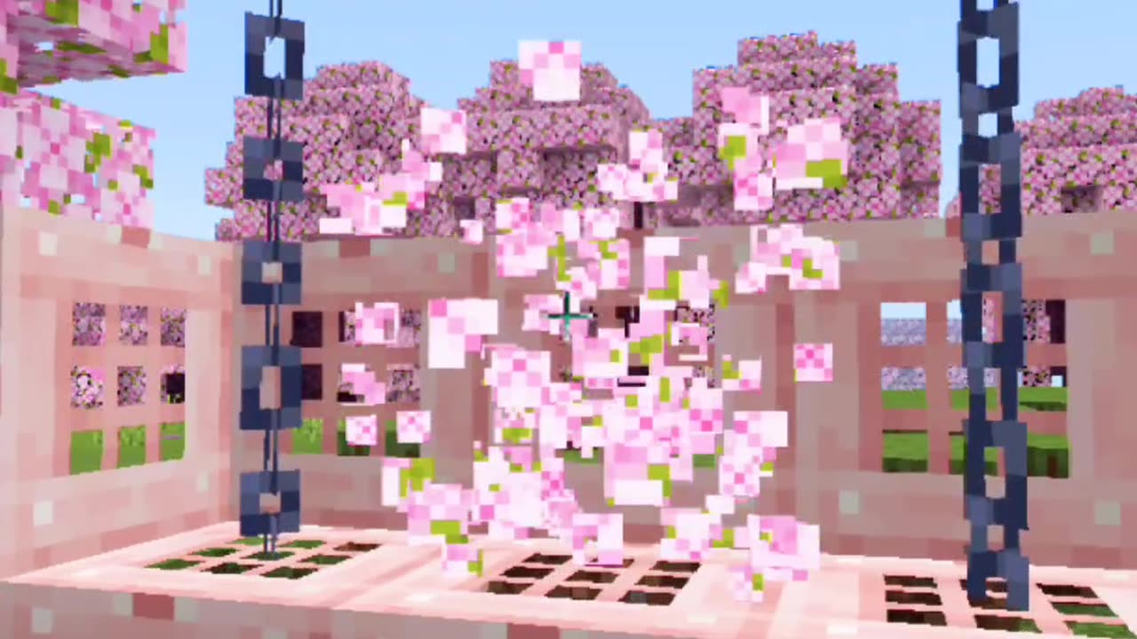 Pink Swing Tutorial In minecraft