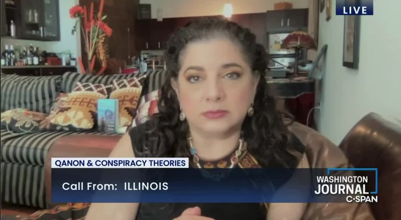 Caller this morning destroys CSPAN guest that wrote a “QAnon” book.