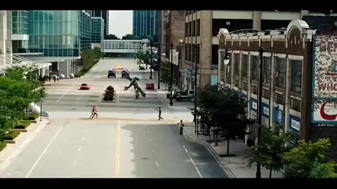Hollywood movie scene