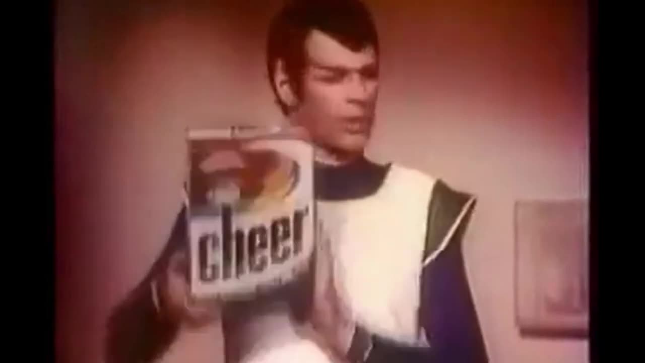 1969 Star Trek Cheer Laundry Detergent Commercial with Spock