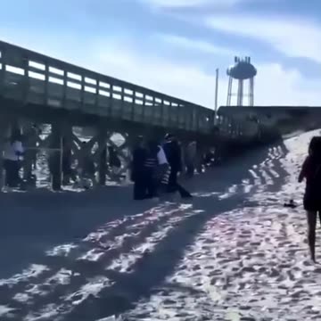 Six people injured in shooting on Isle of Palms after two fights on the beach.