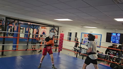 Joey sparring Kyle. 12/12/23