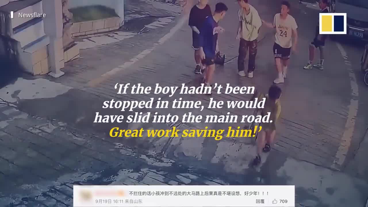 Selfless teenager in China saves