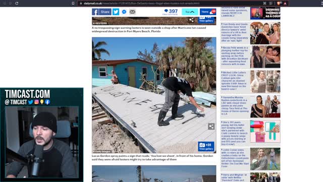 Illegal Immigrants Caught LOOTING In Hurricane Aftermath, DeSantis Is PISSED, Demands Deportation