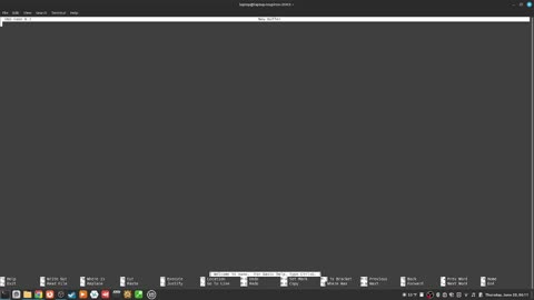 132_how to "open the nano program" with the "nano" command
