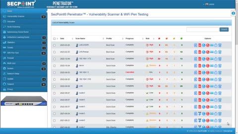 SecPoint Penetrator V58 Vulnerability Scanner