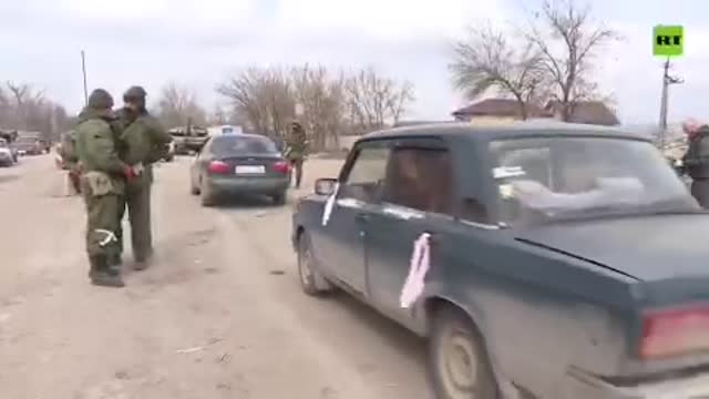 Residents of Mariupol who leave the city through Russian checkpoints are being searched for tattoos