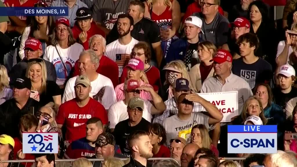 President Trump Rally in Des Moines Iowa October 9, 2021