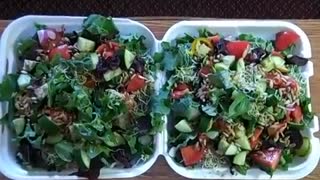 60 SECONDS TO RAW FOOD - THE BEST SALAD IN THE WORLD - July 5th 2011