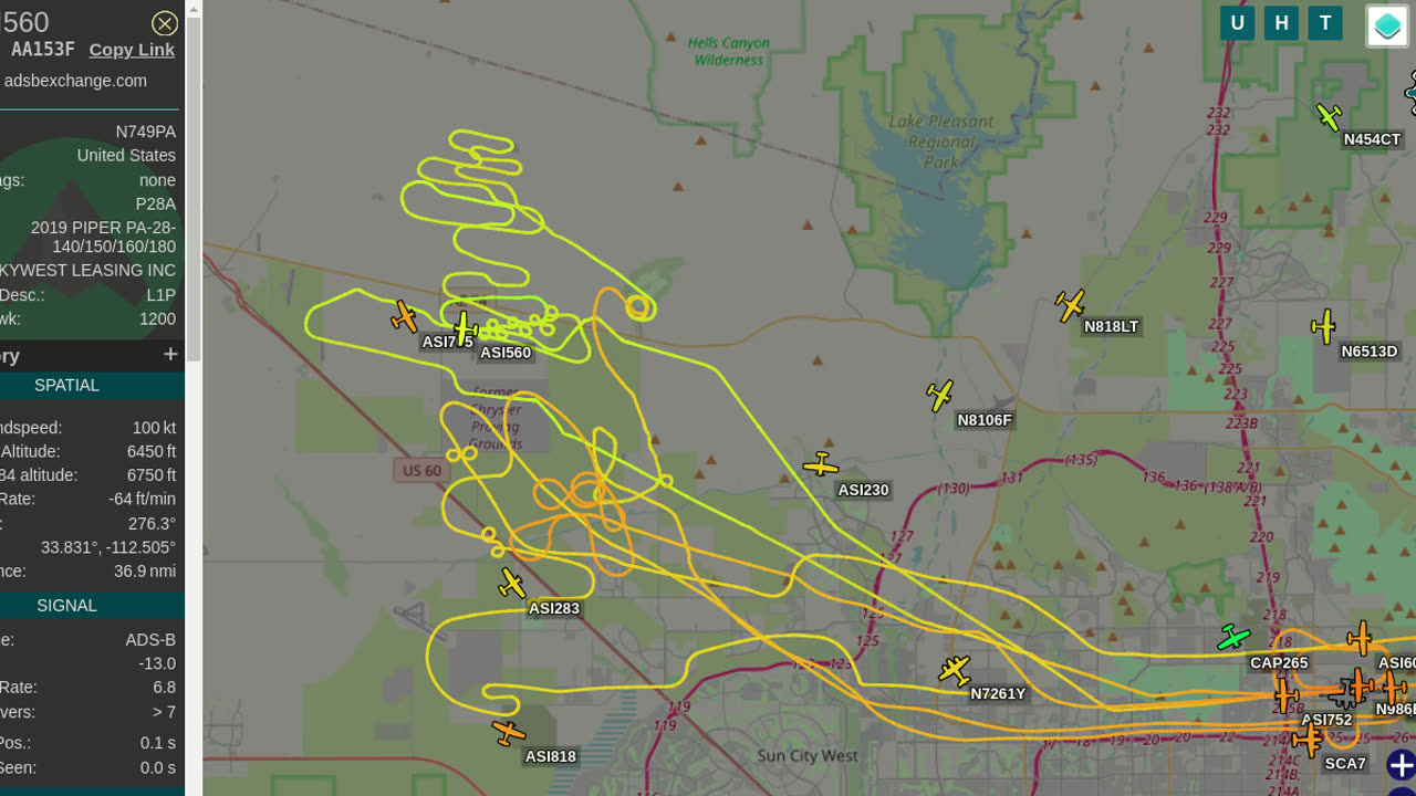 N749PA, Skywest Airlines Pilots still gang banging US60 RESIDENTS with PIPER ARCHERS - Aug 12th 2023
