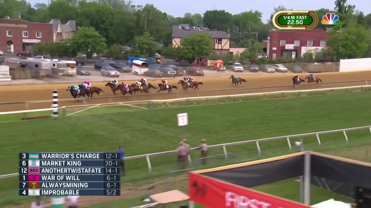 Preakness Stakes 2019 (FULL RACE), jockey John Velazquez thrown from horse | NBC Sports