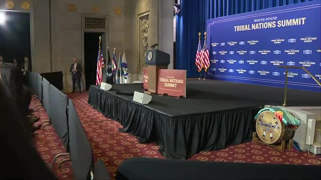 Biden delivers remarks at the White House Tribal Nations Summit