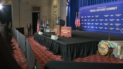 Biden delivers remarks at the White House Tribal Nations Summit