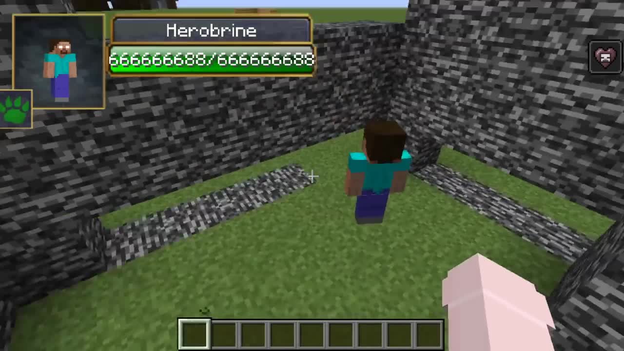 Herobrine vs Error422 all creepypasta mobs in minecraft part 101