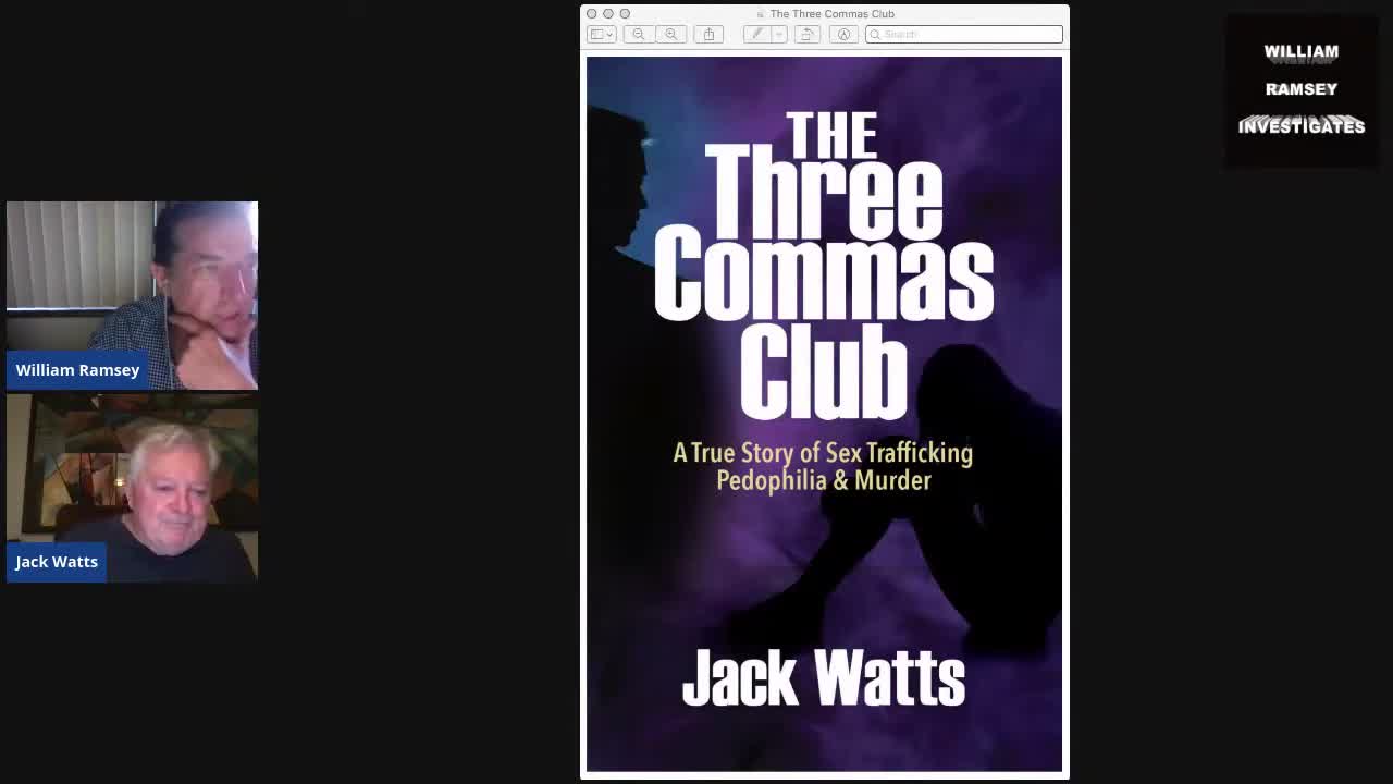 Author Jack Watts discusses his book The Three Commas Club- A True Story of Sex Trafficking