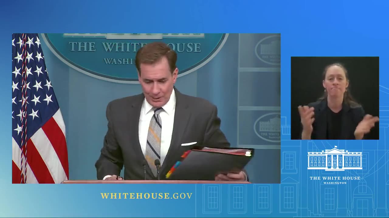 John Kirby FLEES Press Briefing After Asked About Hunter Biden Whistleblower Revelations