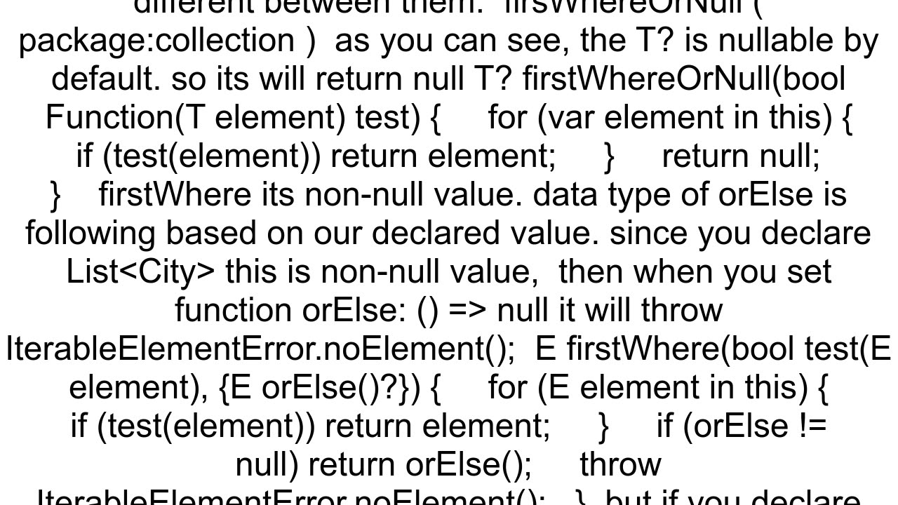 Flutter The return type 39Null39 isn39t a 39City39 as required by the closure39s context