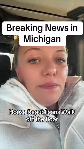 State Rep. Jamie Thompson says “Michigan House Republicans have just walked off the floor”