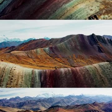 Palcoyo Rainbow Mountain, Cusco Peru.