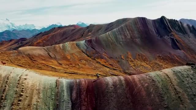 Palcoyo Rainbow Mountain, Cusco Peru.