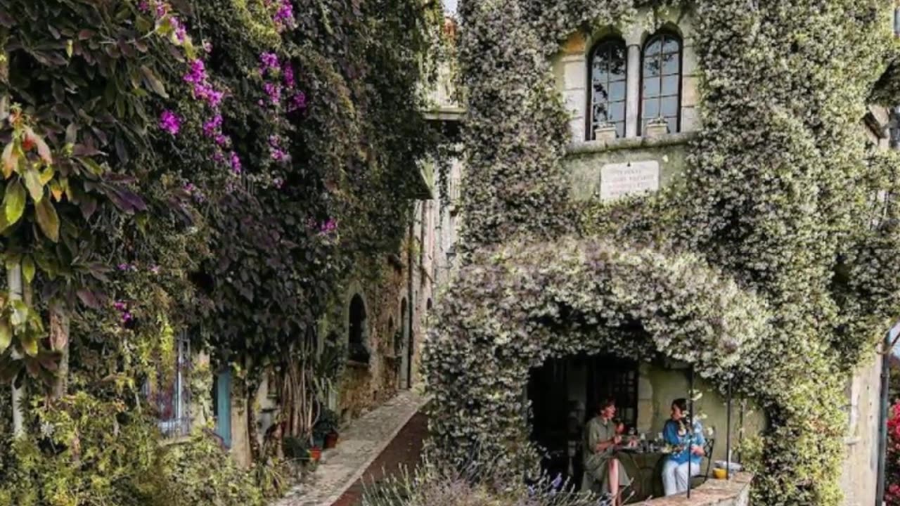 Stunning medieval village Eze located on the French Riviera