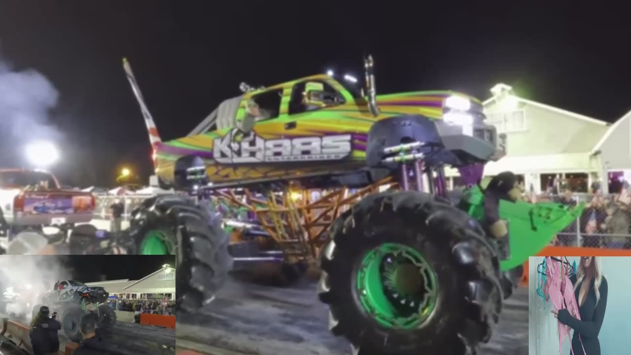 Mega Truck Tug of War with other videos