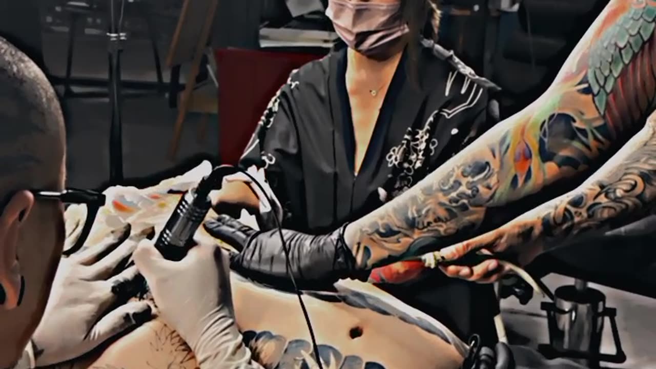 We are making full body tattoos for a man