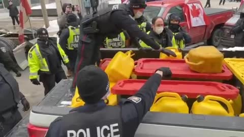The Ottawa police are confiscating fuel again