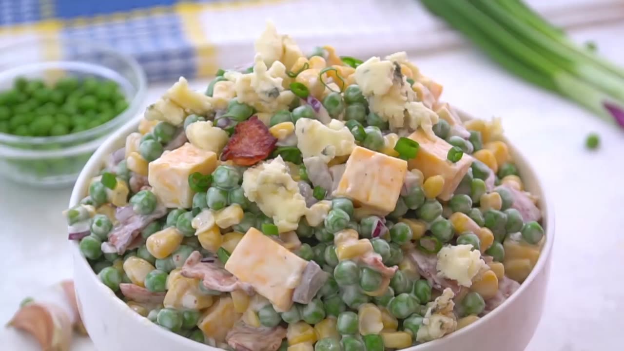 BACON SWEET PEA SALAD