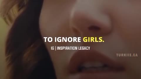 A man becomes dangerous when he learn how to avoid GIRLS