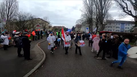 🔥 Trommler Einmarsch in die JVA Stammheim am 12.03.2023 🔥