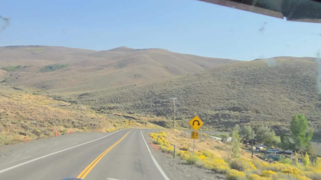 Descending into Austin, Nevada