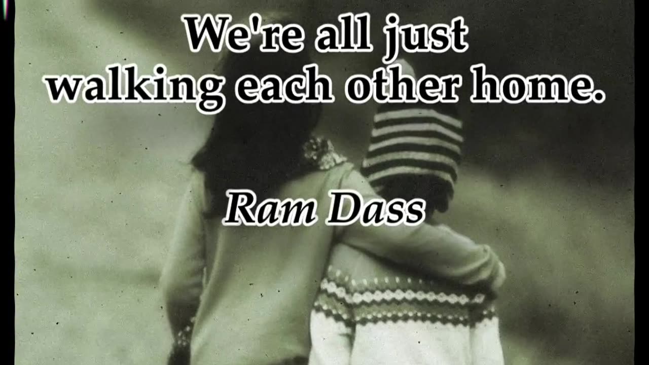 Quick thought. Ram Dass. #shorts