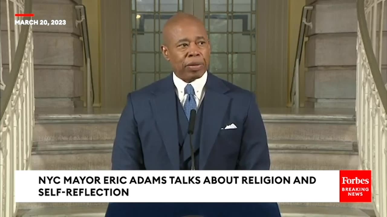 NYC Mayor Eric Adams- 'Faith Is Crucial'