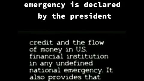 Executive Orders harmful to the people for their one world agenda